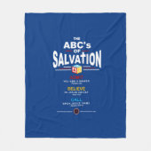 ABC's van redding Fleece Deken (Voorkant)