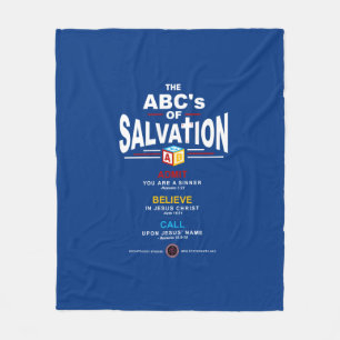 ABC's van redding Fleece Deken