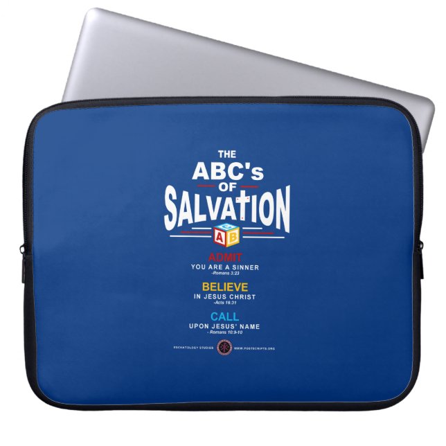 ABC's van redding Laptop Sleeve (Voorkant)