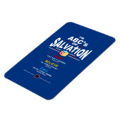 ABC's van redding Magneet (Linkerzijde)