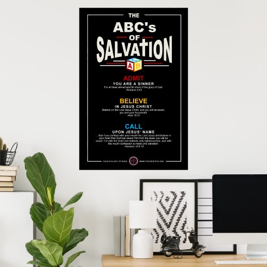 ABC's van redding Poster (Thuiskantoor)