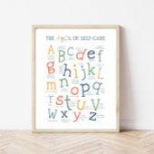 ABC's van zelfverzorging elke grootte klaslokaal D Poster