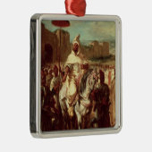 Abd Ar-Rahman Sultan van Marokko Metalen Ornament (Rechts)