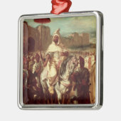 Abd Ar-Rahman Sultan van Marokko Metalen Ornament (Links)