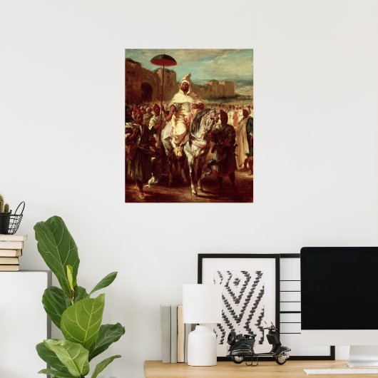 Abd Ar-Rahman Sultan van Marokko Poster (Thuiskantoor)