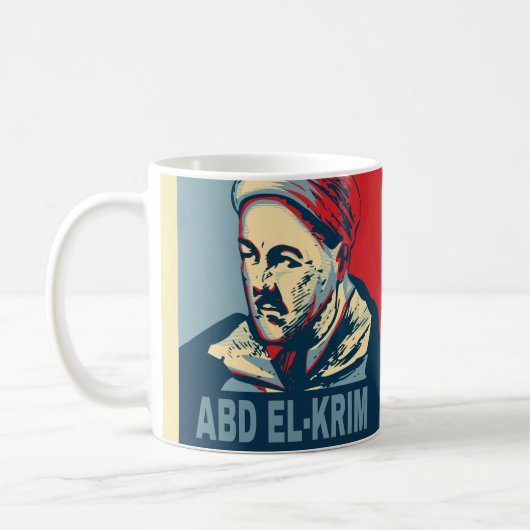 Abd el-Krim Rif Leader Hope Style Abdelkarim Koffiemok (Links)
