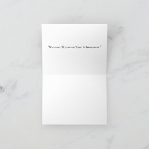 Abdelrahmane naam in het Arabisch, Bedankkaart