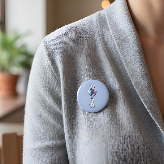 Abdij knoop ronde button 5,7 cm