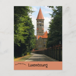 Abdij van Clervaux Clervaux Luxemburg Briefkaart
