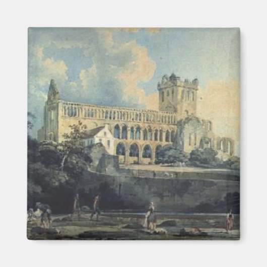 Abdij van Jedburgh door Thomas Girtin Magneet (Voorkant)