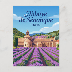 Abdij van Sénanque Frankrijk Briefkaart