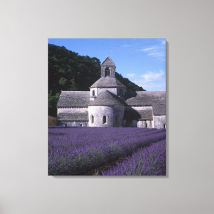 Abdij van Sénanque, Gordes, Vaucluse, Provence, 2 Canvas Afdruk