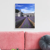 Abdij van Sénanque, Gordes, Vaucluse, Provence, Canvas Afdruk (Insitu (Woonkamer))