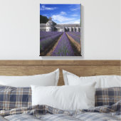 Abdij van Sénanque, Gordes, Vaucluse, Provence, Canvas Afdruk (Insitu (Slaapkamer))