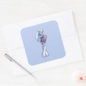 Abdij Vierkante Sticker (Envelop)