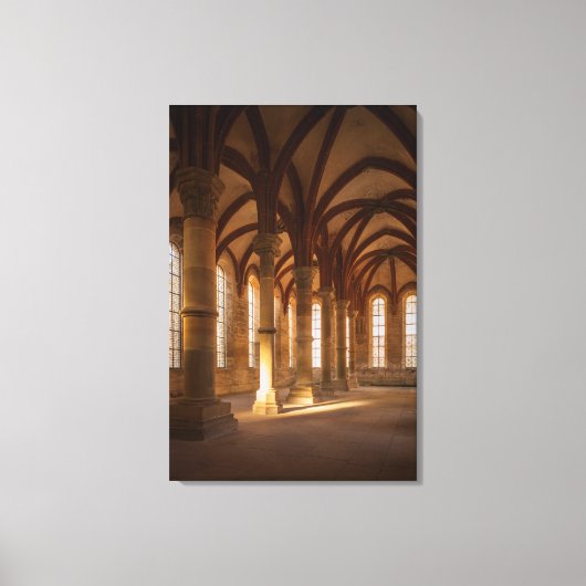 Abdijklooster Architectuur | Duitsland Canvas Afdruk (Voorkant)