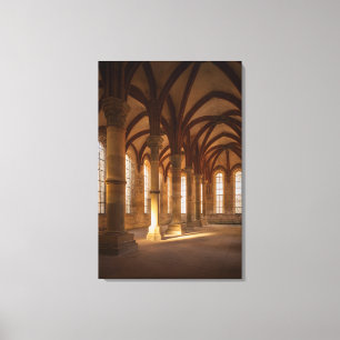 Abdijklooster Architectuur   Duitsland Canvas Afdruk