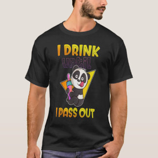 ABDL AGePLAY ABDL I drink tot ik Cute Pa passeer T-shirt