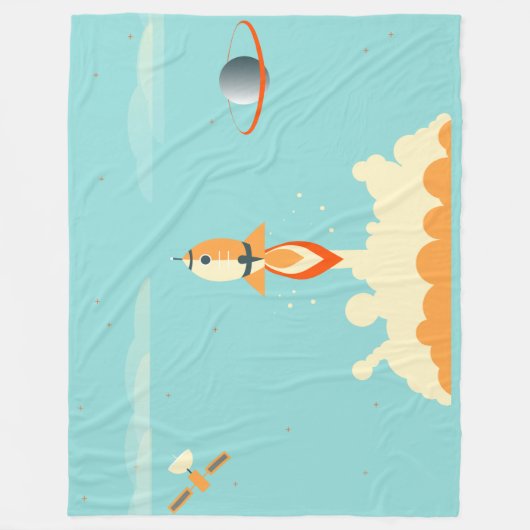 ABDL deken I Rocket Ship deken I Baby4life (Voorkant)