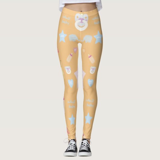 ABDL-leggings | Baby4Levensduur | Superschattig! Leggings (Voorkant)