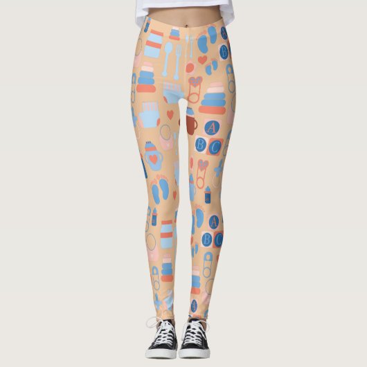 ABDL-leggings | Cute Baby | Baby4Levensduur Leggings (Voorkant)