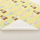 ABDL zo schattig | Baby4Levensduur | Volledige dek Sherpa Deken (3/4)