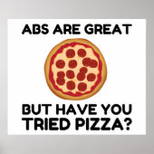 Abdominals Pizza Poster (Voorkant)