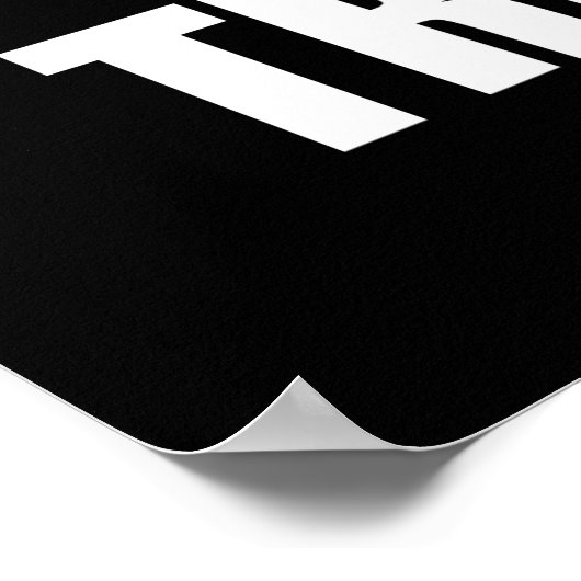 Abdominals Pizza Poster (Hoek)