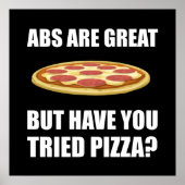 Abdominals Pizza Poster (Voorkant)