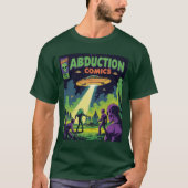 Abduction Comics: een retro sciencefictionavontuur T-shirt (Voorkant)