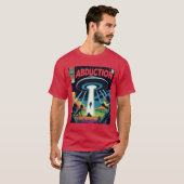 Abduction Comics: een retro sciencefictionavontuur T-shirt (Voorkant volledig)