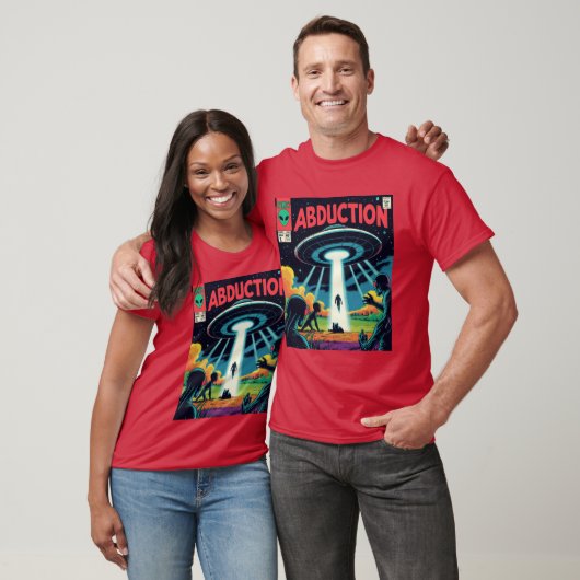 Abduction Comics: een retro sciencefictionavontuur T-shirt (Unisex)