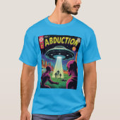 Abduction Comics: een retro sciencefictionavontuur T-shirt (Voorkant)