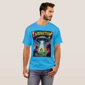 Abduction Comics: een retro sciencefictionavontuur T-shirt (Voorkant volledig)