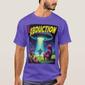 Abduction Comics: een retro sciencefictionavontuur T-shirt (Voorkant)