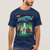 Abduction Comics: een retro sciencefictionavontuur T-shirt (Voorkant)