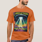 Abduction Comics: een retro sciencefictionavontuur T-shirt (Voorkant)