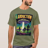 Abduction Comics: een retro sciencefictionavontuur T-shirt (Voorkant)