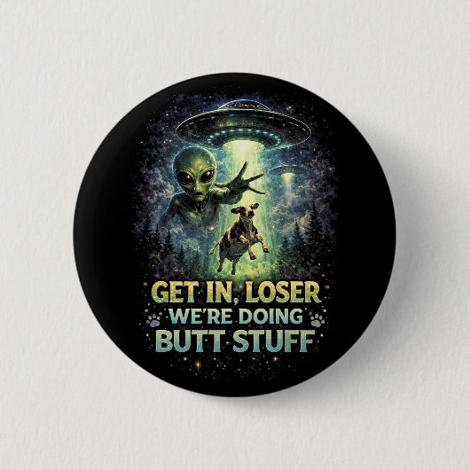 Abduction Night Ronde Button 5,7 Cm (Voorkant)