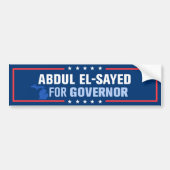 Abdul El-Sayed voor gouverneur van Michigan Bumpersticker (Voorkant)