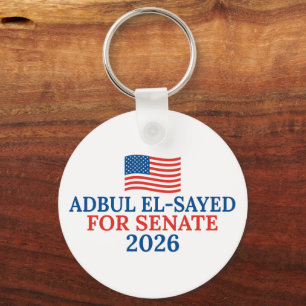 Abdul El-Sayed voor Senaat Michigan 2026 Verkiezin Sleutelhanger