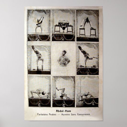 Abdul Ham  Circus Poster (Voorkant)