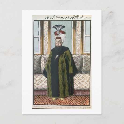 Abdul Hamid I (1725-89) Sultan 1774-89, uit 'A Se Briefkaart (Voorkant)