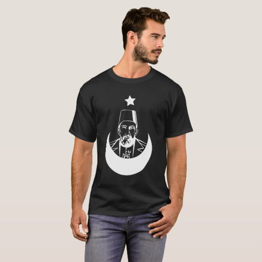 Abdulhamid II Osmanli Türkiye Ottoman Empire T-shirt (Voorkant volledig)