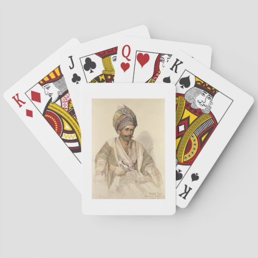 Abdullah - Kurd uit Bitlis, 1852 Pokerkaarten (Achterkant)