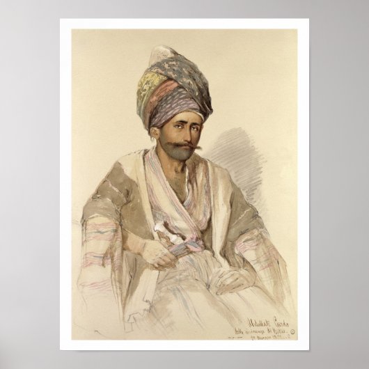 Abdullah - Kurd uit Bitlis, 1852 Poster (Voorkant)