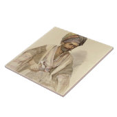 Abdullah - Kurd uit Bitlis, 1852 Tegeltje (Zijkant)