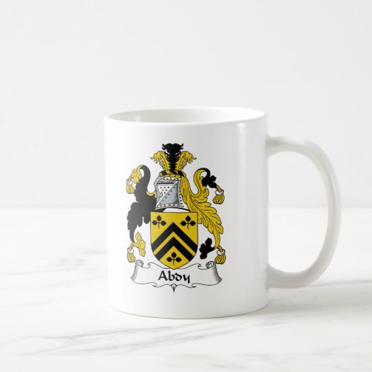 Abdy Family Crest Koffiemok (Rechts)