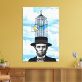 Abe Canary Canvas Afdruk (Insitu (Woonkamer))