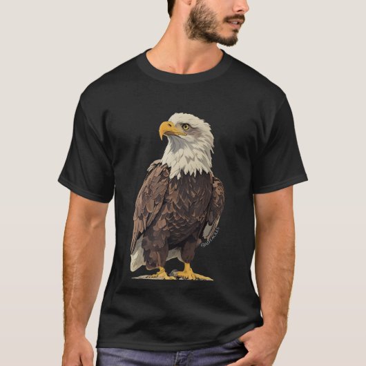 Abe de Witkopzeearend T-shirt (Voorkant)